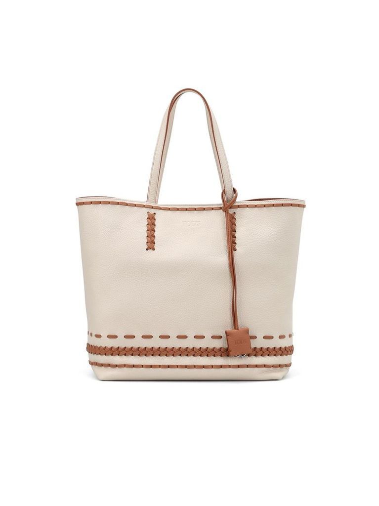 Gipsy Woven Detailed Two-tone Tote