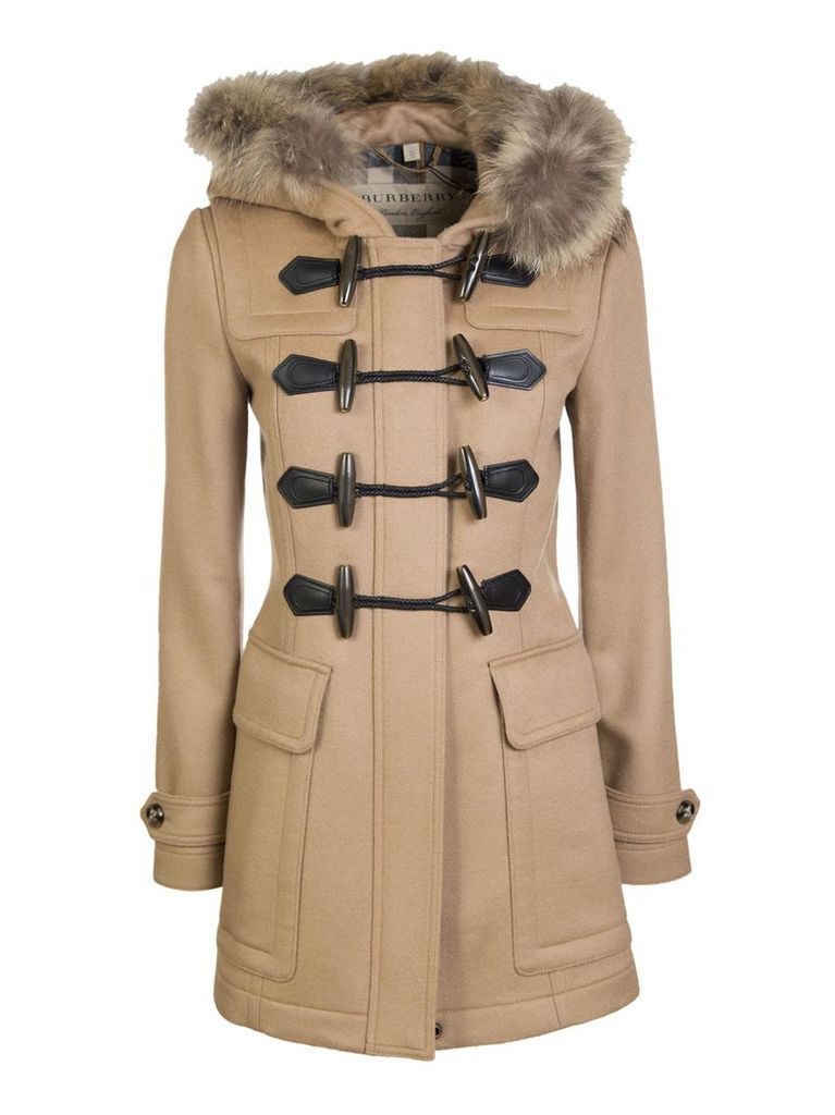 Burberry Trimmed Hood Duffle Coat