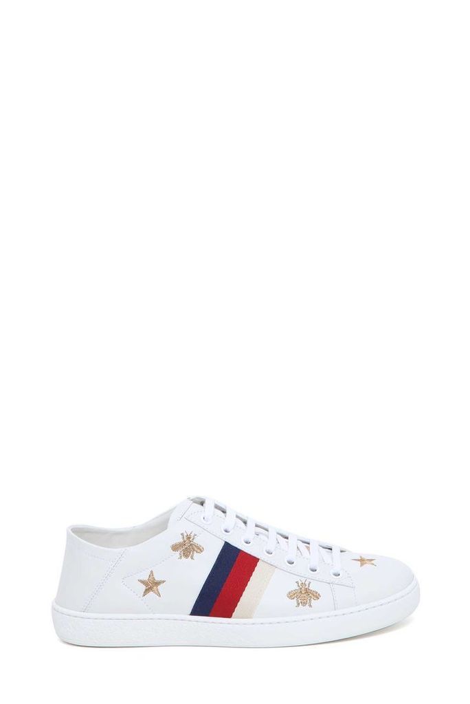 Gucci Ace Low-top Sneaker With Foldable Back