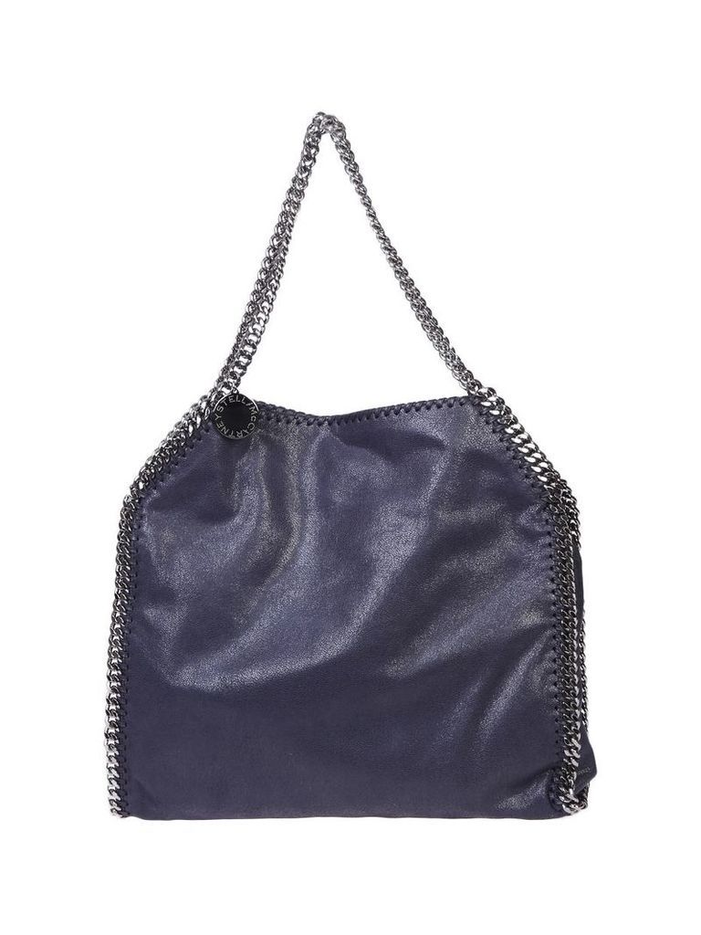 Stella McCartney Blue Falabella Double Chain Bag