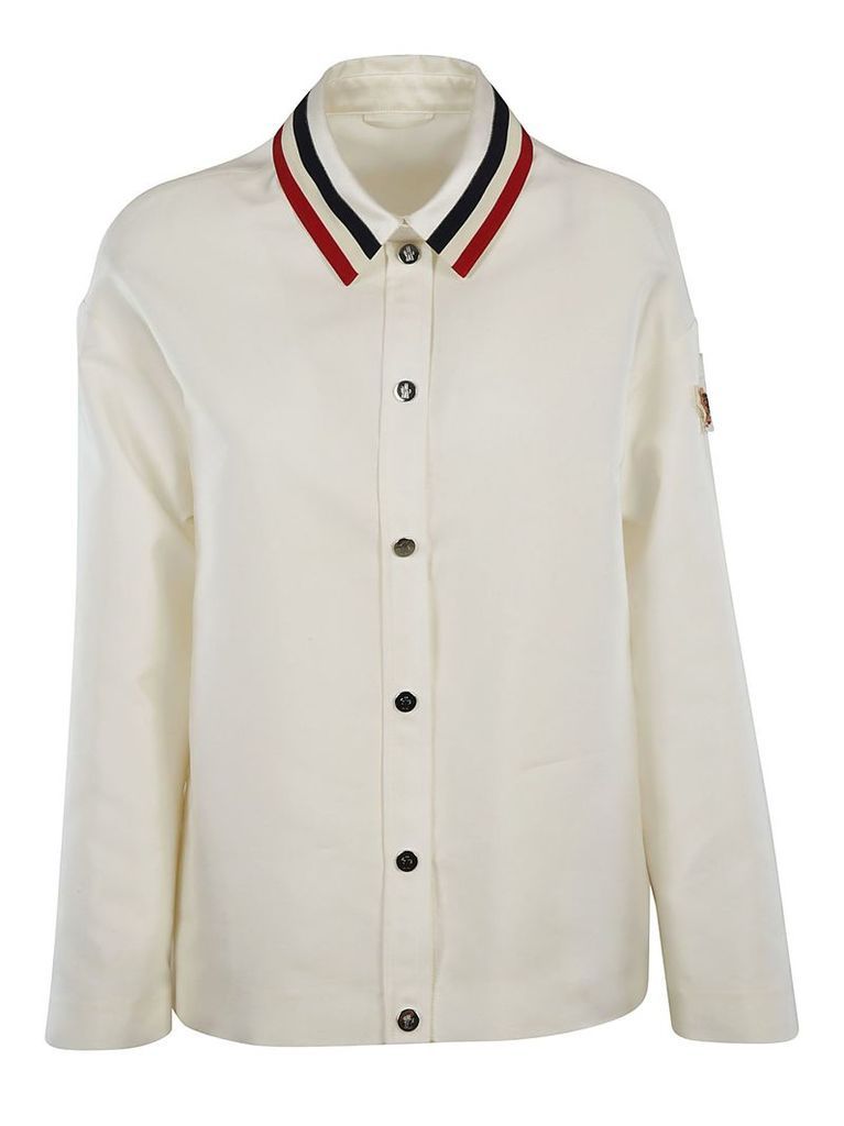 Moncler Gamme Rouge Striped Detail Collar Jacket