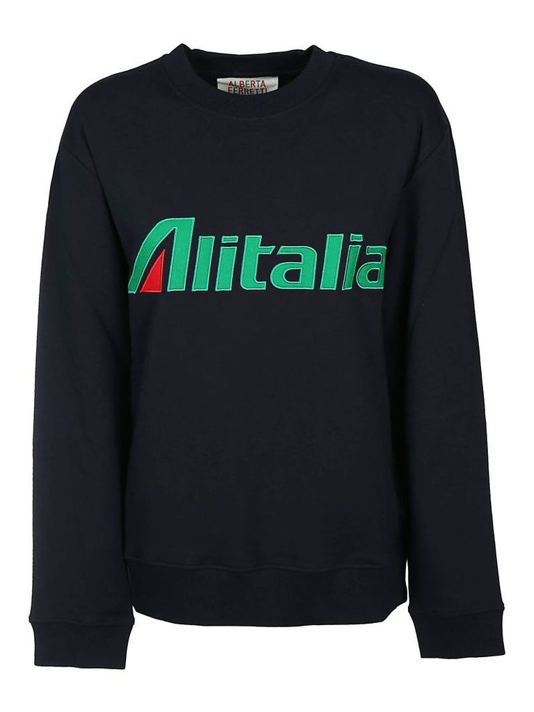 Alberta Ferretti Alitalia Patch Sweatshirt
