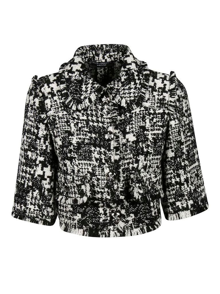 Dolce & Gabbana Fringed Cropped Jacket