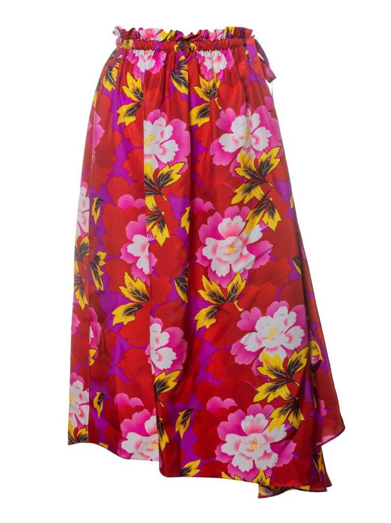 Kenzo Floral Asymmetric Skirt