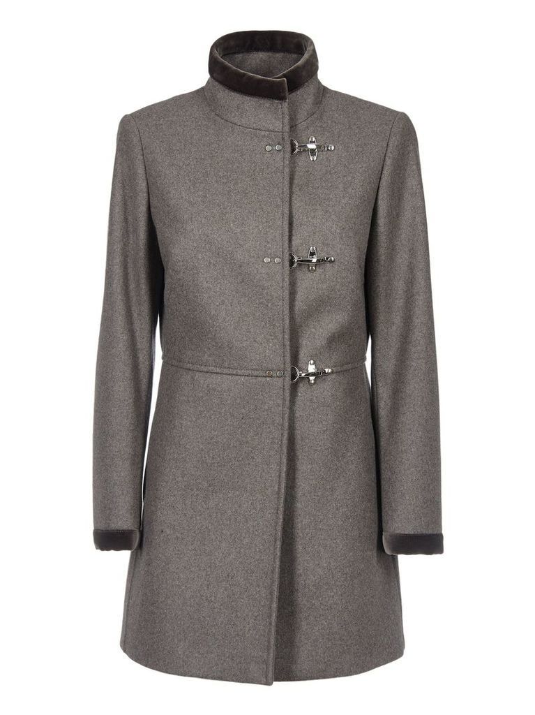Fay Buckled Front Coat