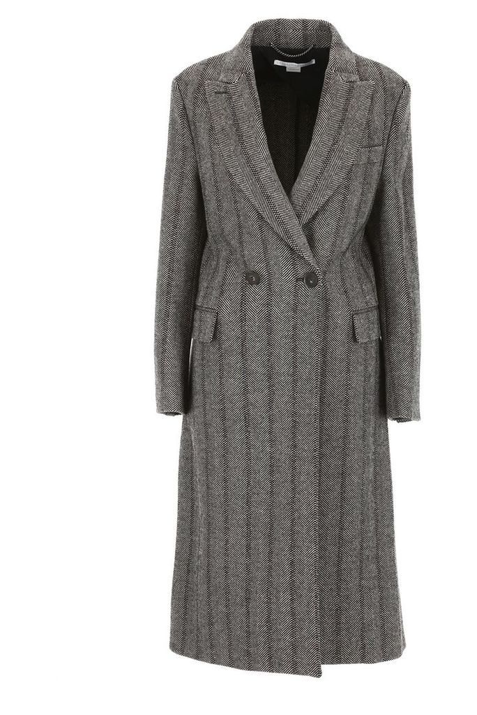 Stella McCartney Herringbone Wool Coat