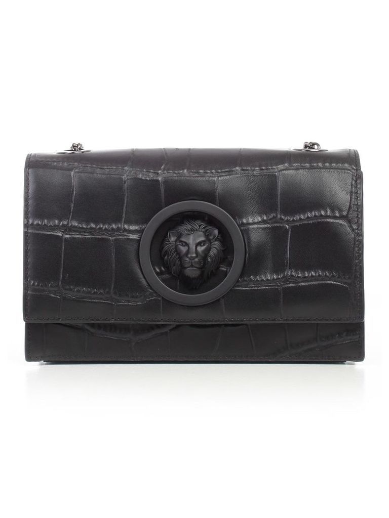 Versus Versace Lion Embossed Shoulder Bag