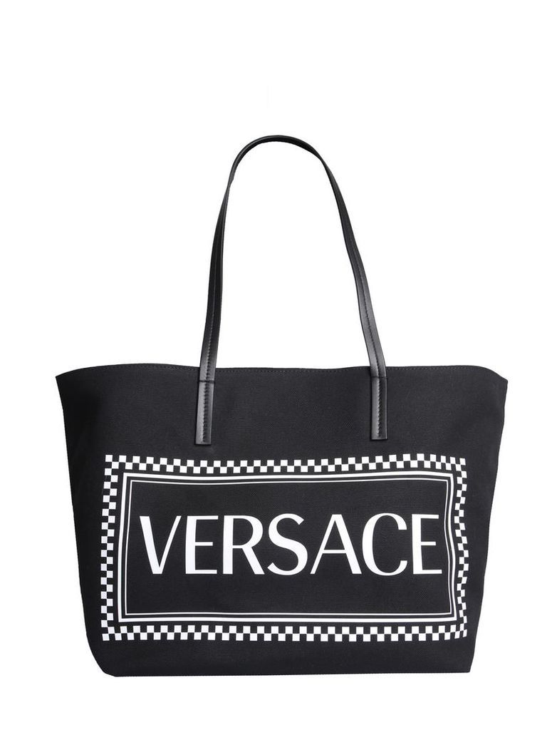 Versace Tote Bag With Logo