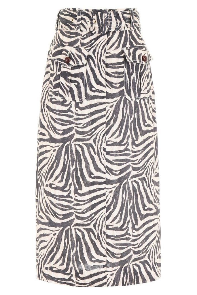 Zimmermann Safari Print Skirt