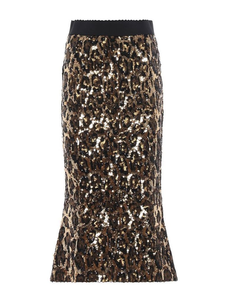 Dolce & Gabbana Embellished Sequin Skirt