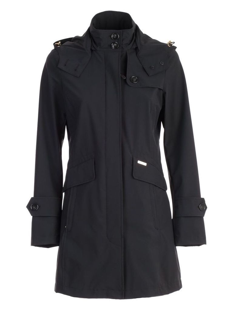 Woolrich Stretched Hooded Trench
