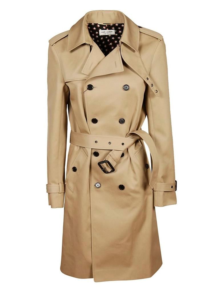 Saint Laurent Double-breasted Trench