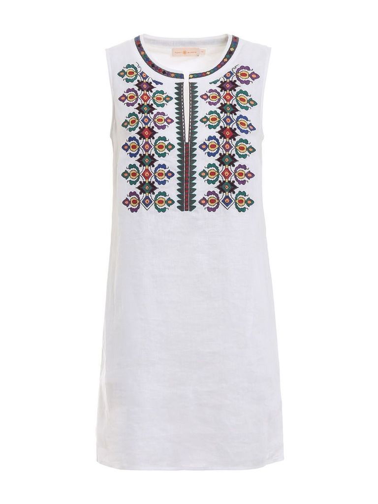 Tory Burch Embroidered Shift Dress