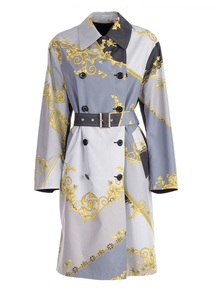 Versace Collection Signature Printed Trench