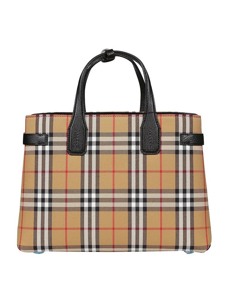 Burberry Check Banner Tote