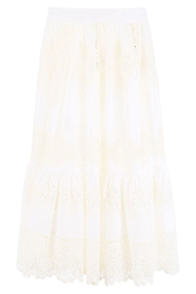 Dolce & Gabbana Lace Full Skirt