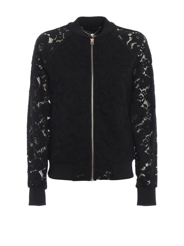 Twin-set Floral Lace Bomber
