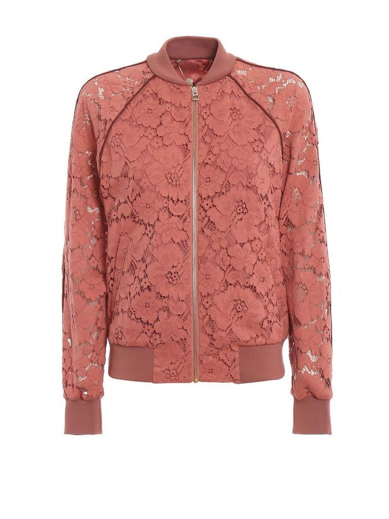 Twin-set Floral Lace Bomber
