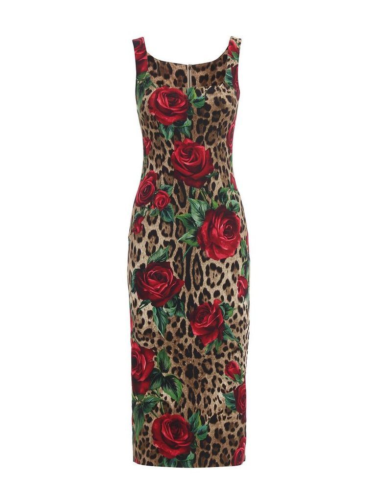 Dolce & Gabbana Printed Midi Dress