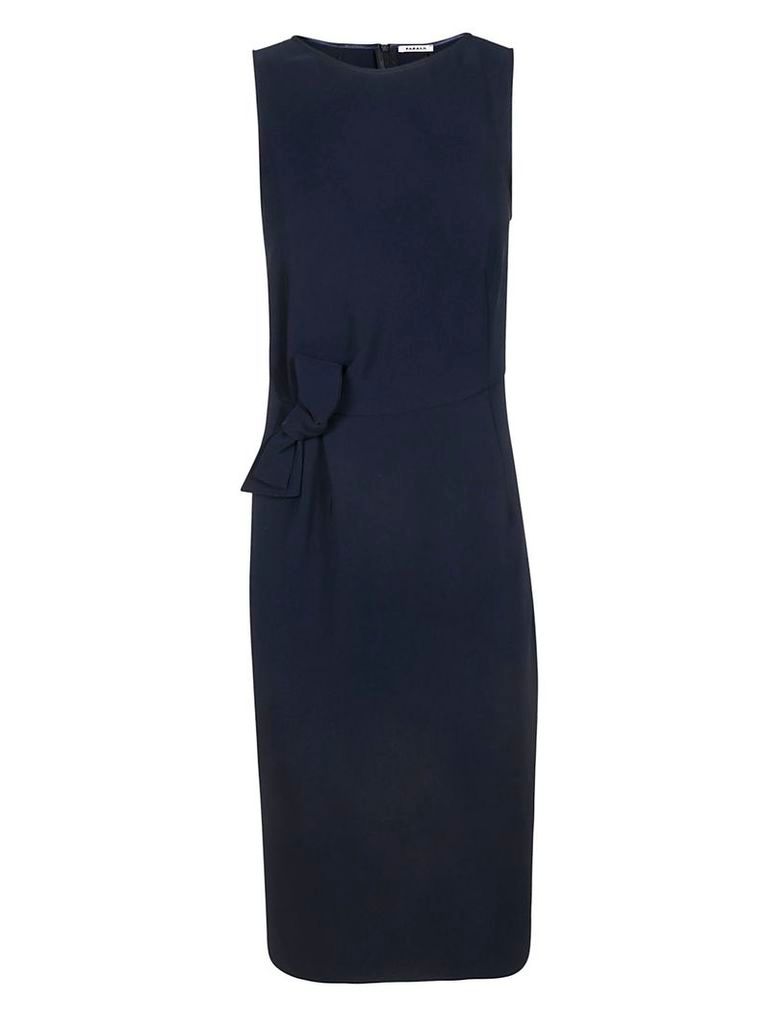 Parosh Bow-detailed Fitted Dress