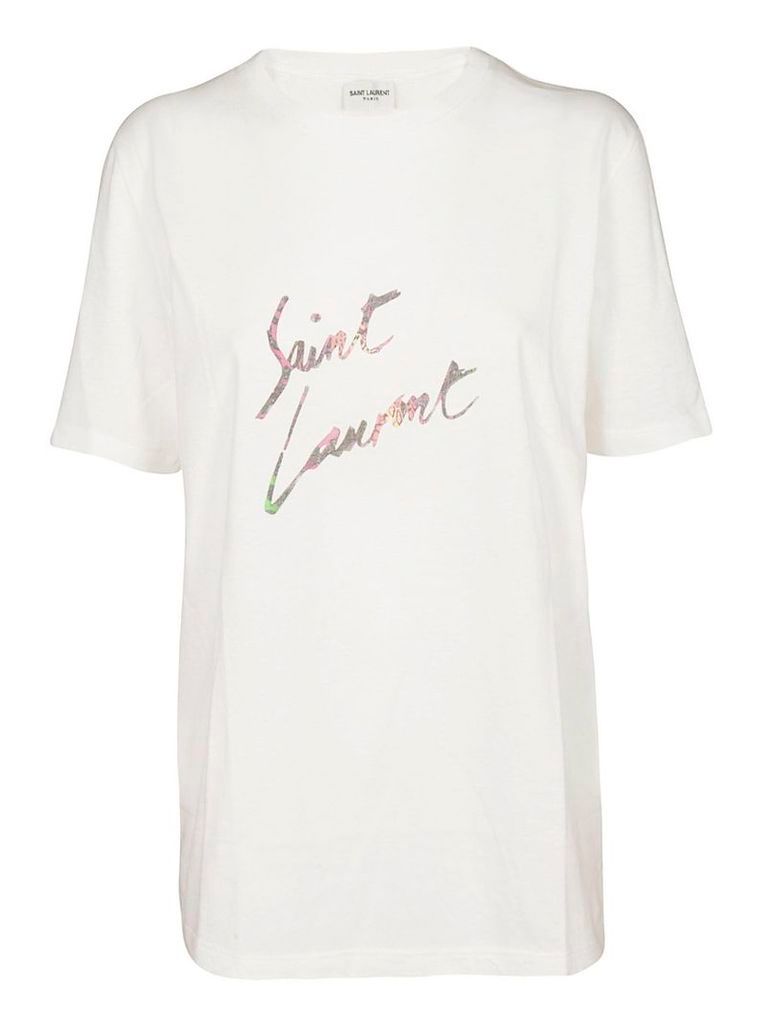 Saint Laurent 80's Style Logo T-shirt