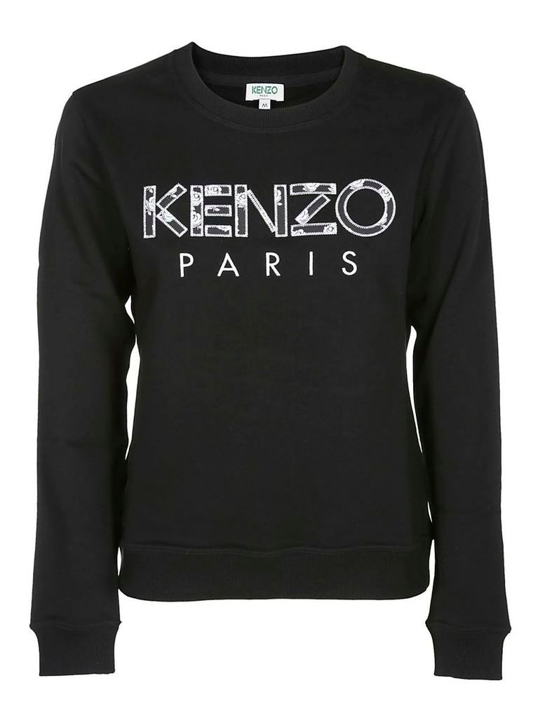 Kenzo Logo Embroidered Sweatshirt