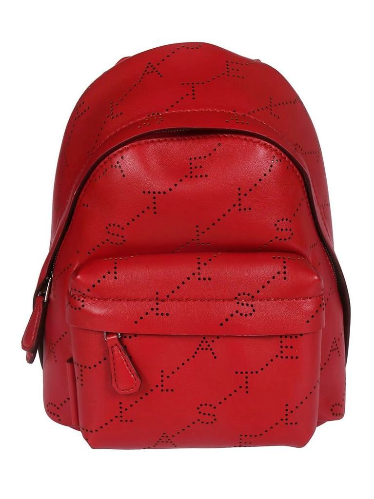 Stella McCartney Perforated Logo Mini Backpack