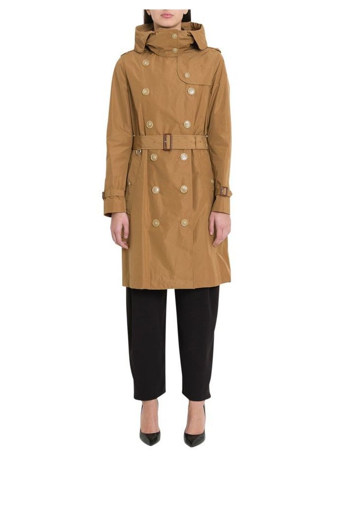Burberry Kensigton Hooded Trench Coat