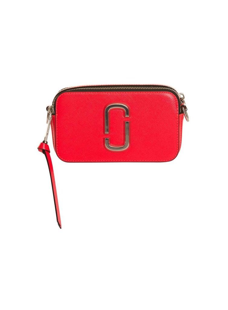 Marc Jacobs Fluorescent Snapshot Small Camera Bag In Red