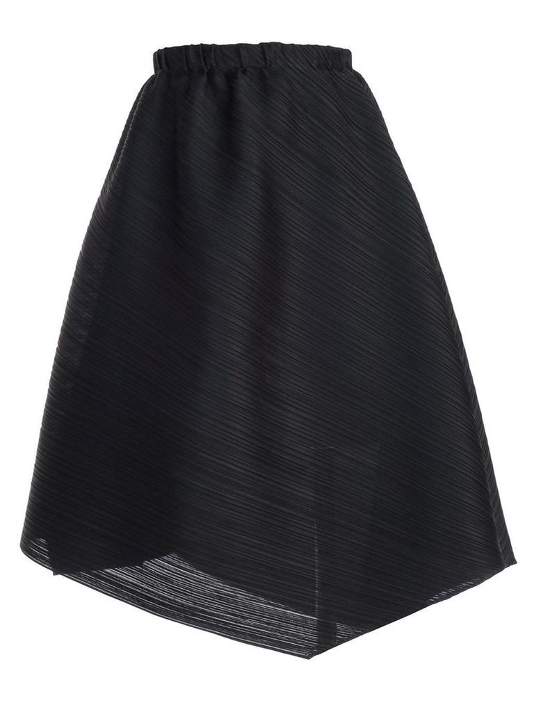 Pleats Please By Issey Miyake Asymmetric Pleated Skirt