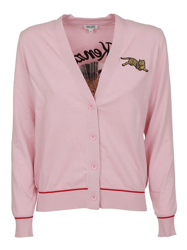 Kenzo Tiger Embroidered Cardigan