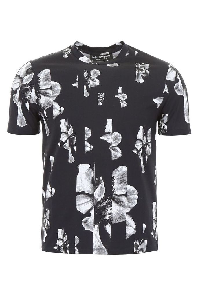 Neil Barrett Floral-printed T-shirt
