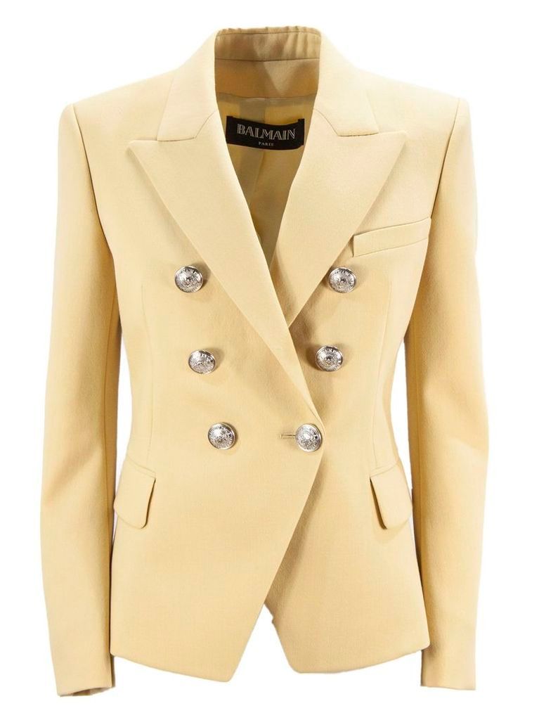 Balmain Beige Wool Blazer