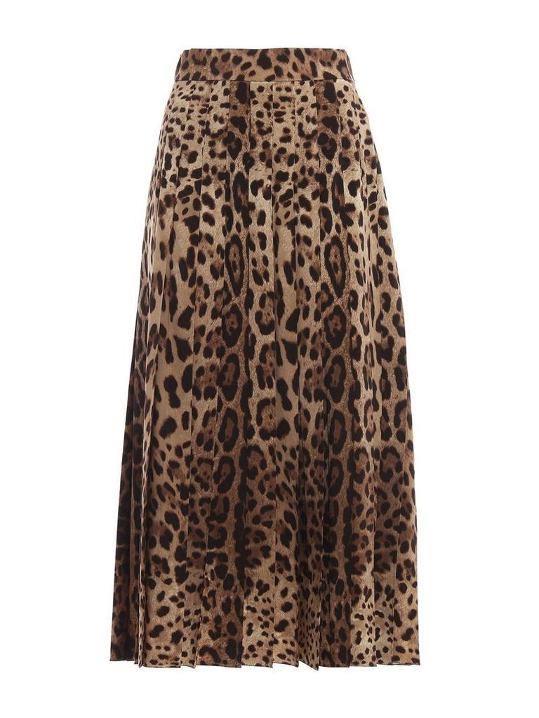 Dolce & Gabbana Leopard Maxi Skirt