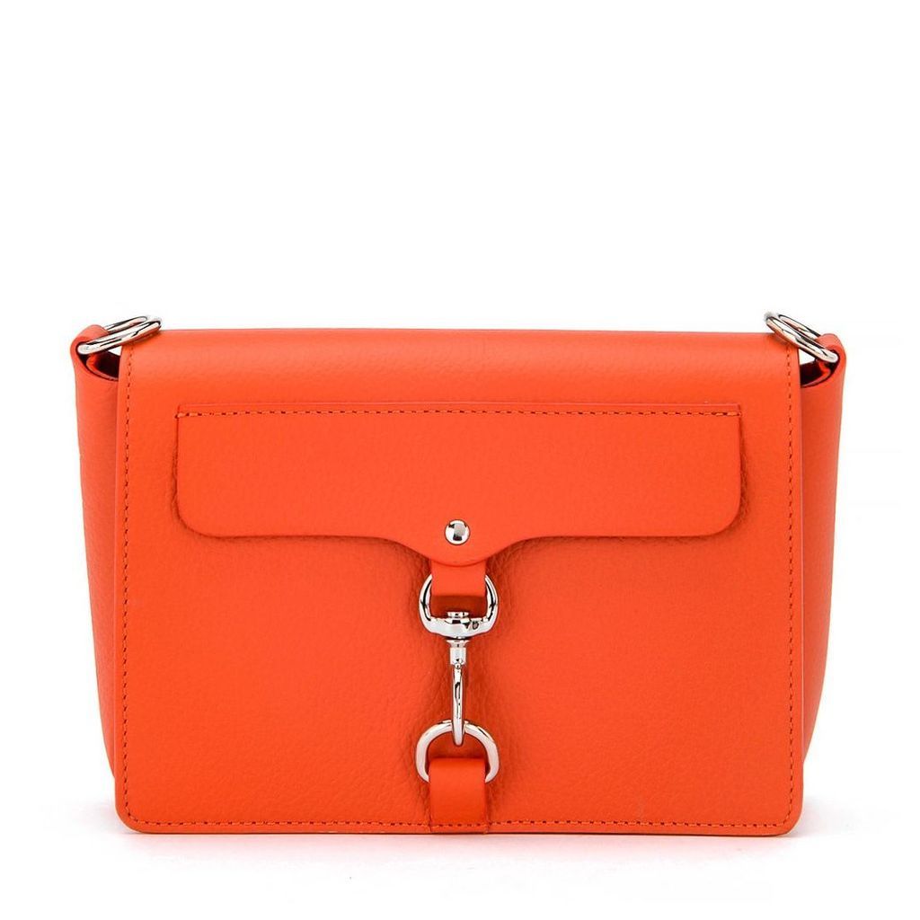 Rebecca Minkoff M.a.b. Orange Leather Shoulder Bag