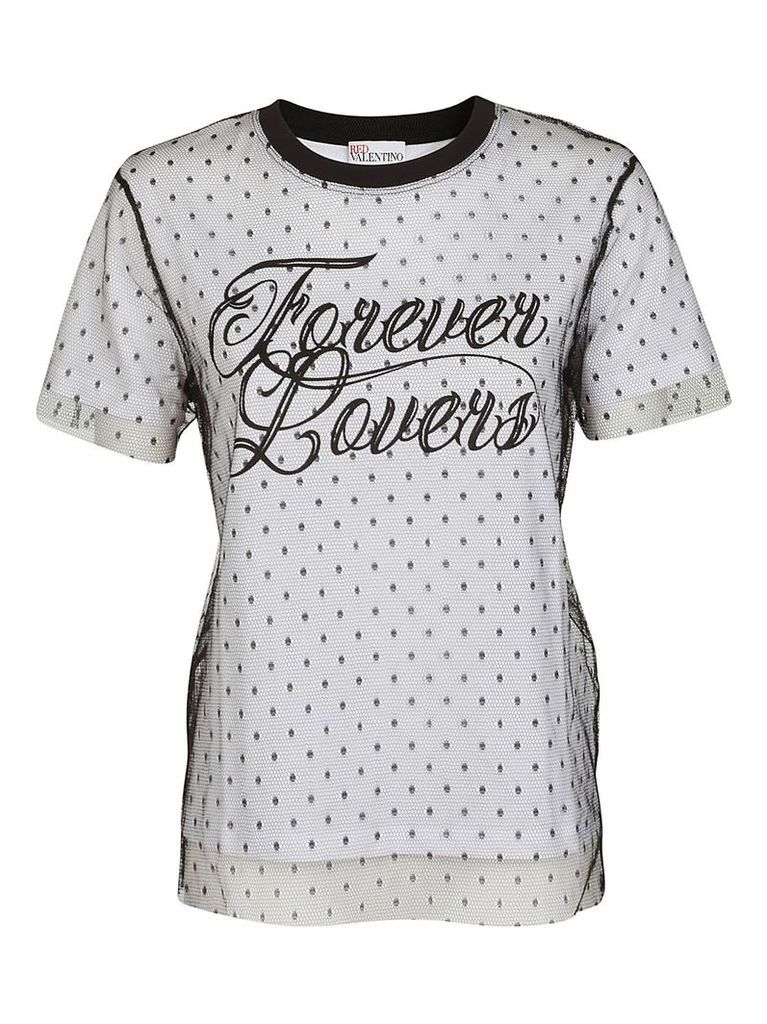 Red Valentino Forever Lovers Printed T-shirt