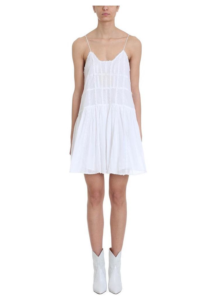 Isabel Marant Étoile Amelie White Cotton Dress