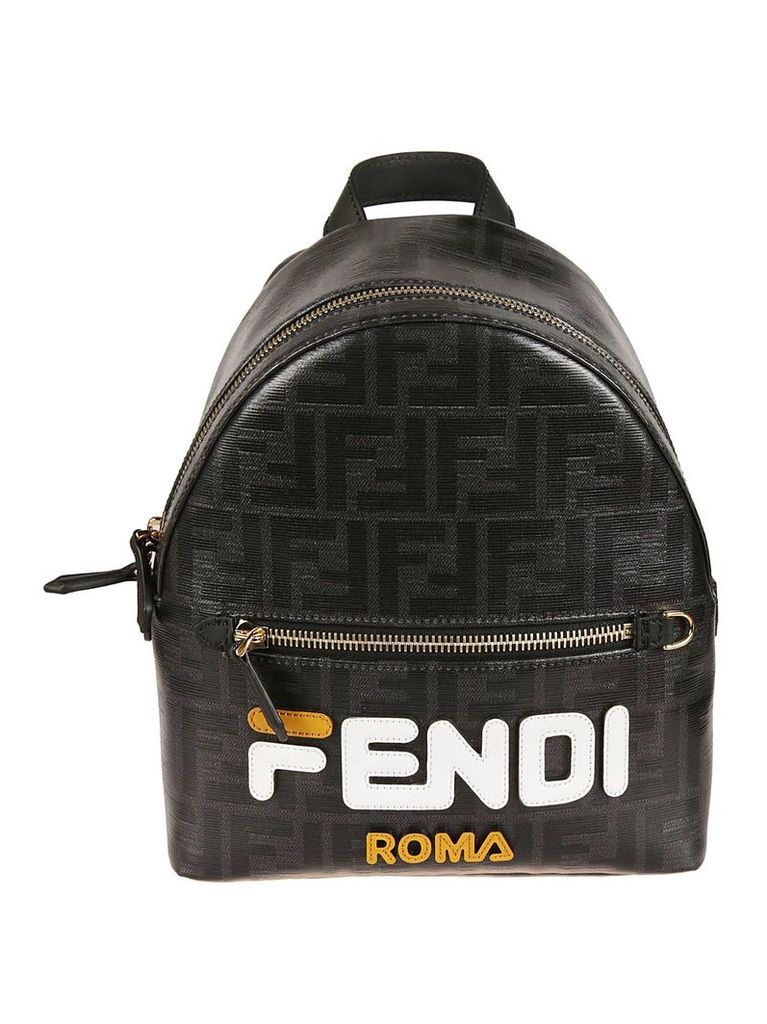 Fendi Mini Ff Print Backpack