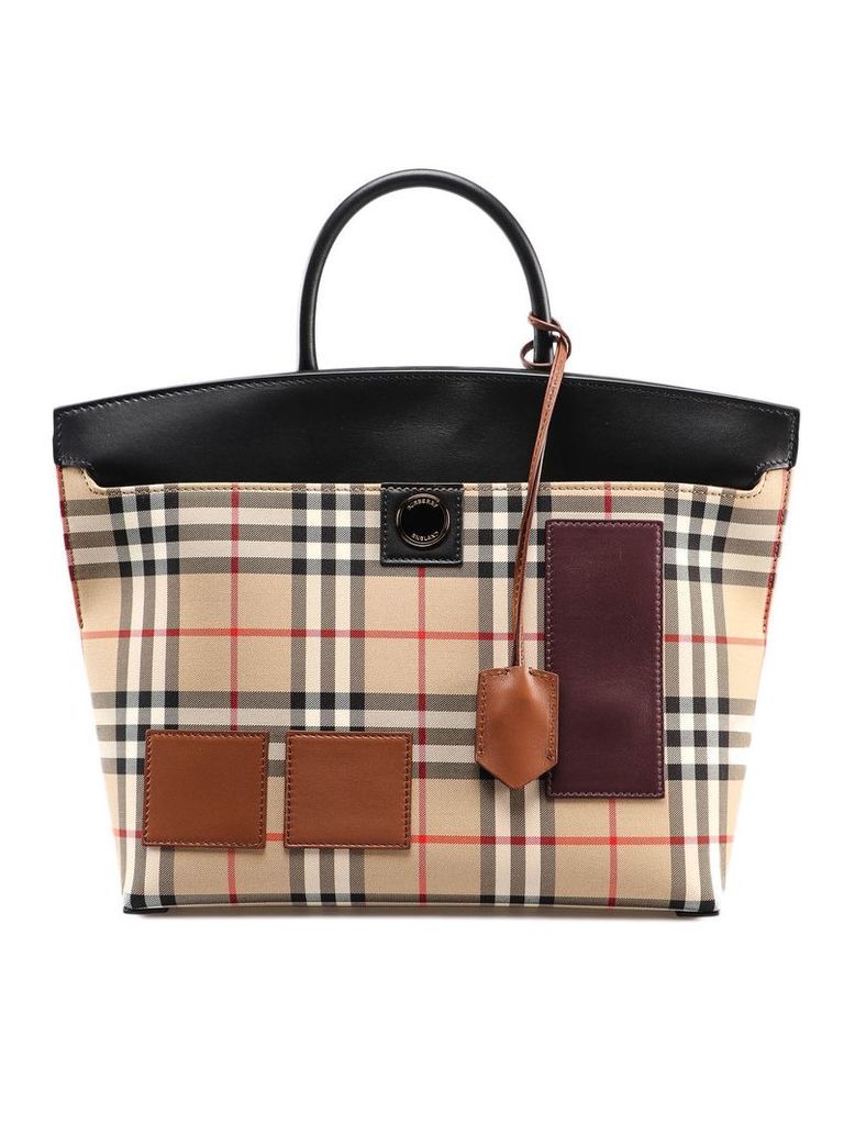 Burberry Checked Tote