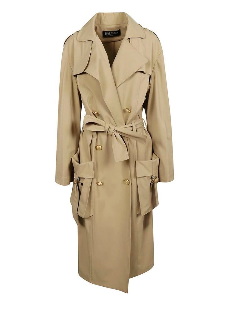 Balmain Double Breasted Trench
