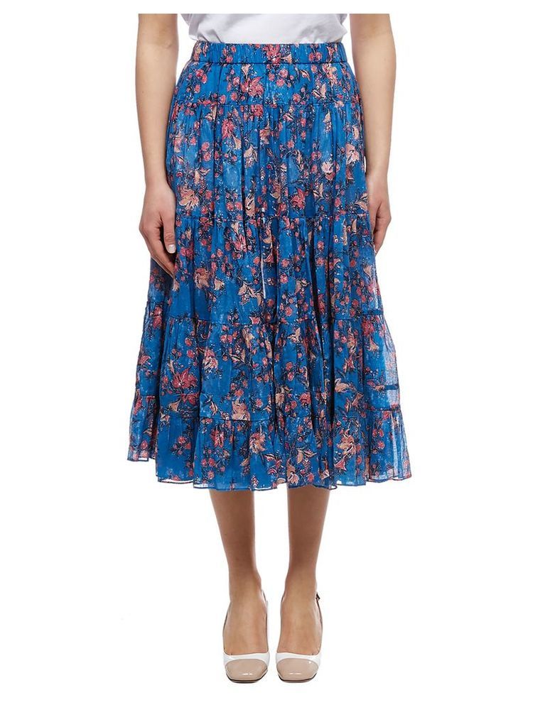 Isabel Marant Ã©toile High Waist Floral Skirt