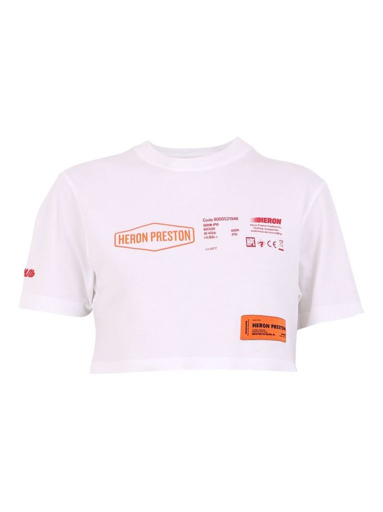 HERON PRESTON Cropped T-shirt