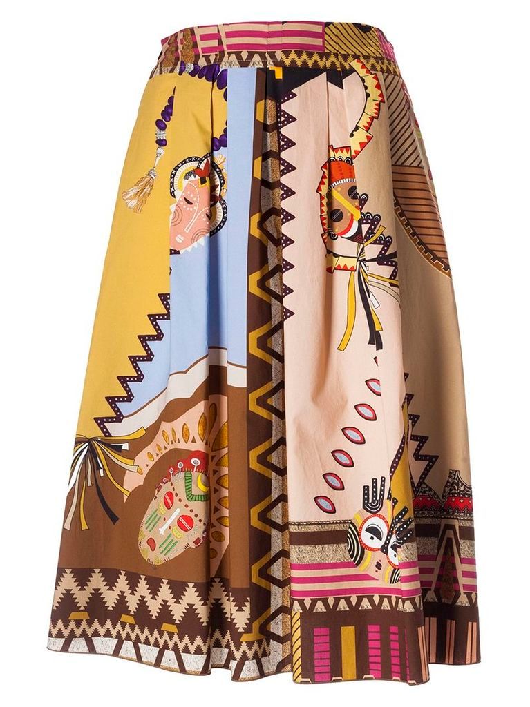 Etro Aztec Style Print Skirt