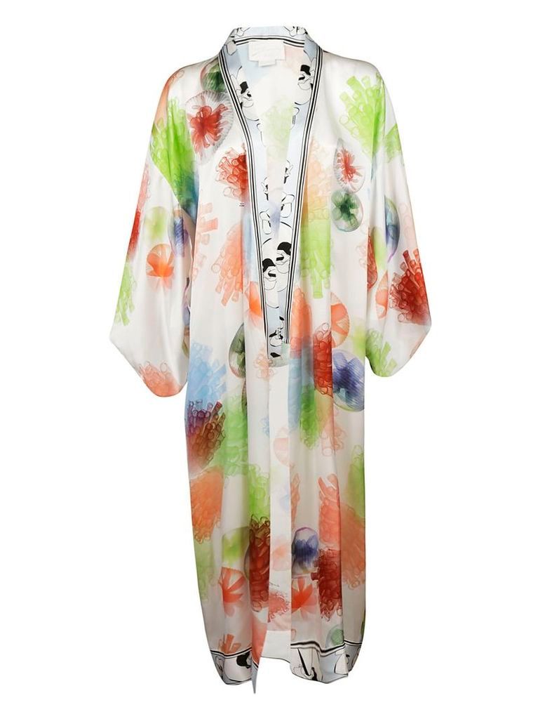 Genny Floral Print Kimono Coat