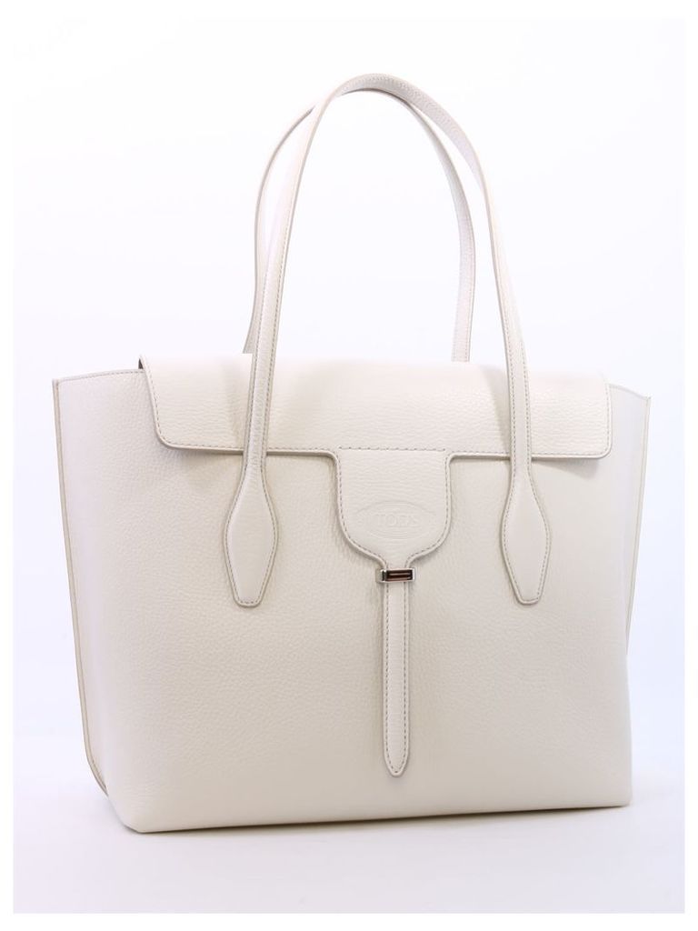 Tods Joy Bag White Leather