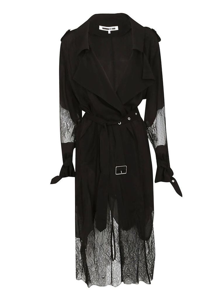 Mcq Alexander Mcqueen Lace Insert Trench