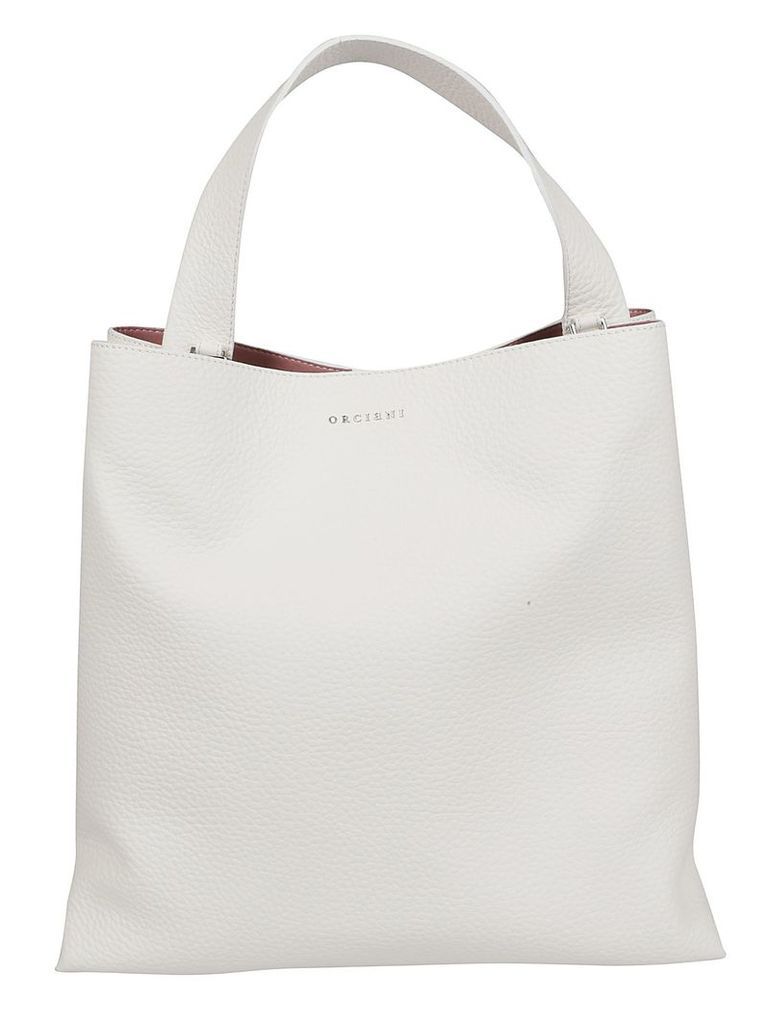 Orciani Logo Plaque Tote