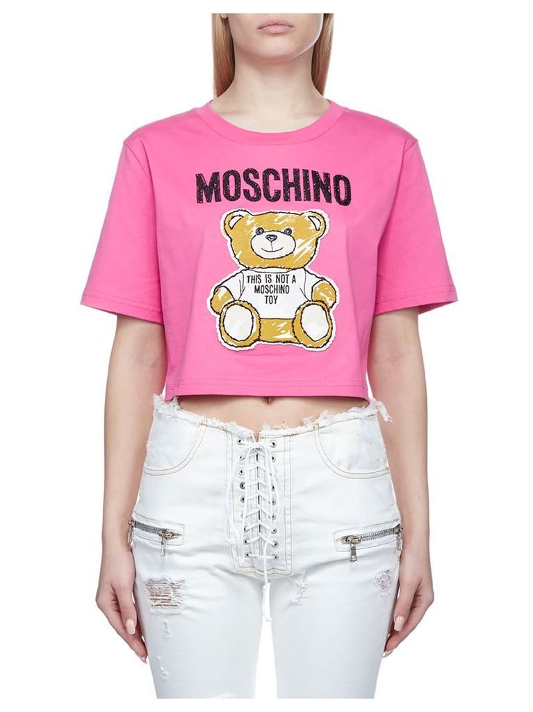 Moschino Printed Cropped Dress
