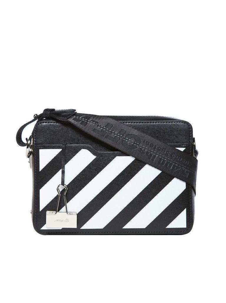 Off-white Striped Shoulder Bag