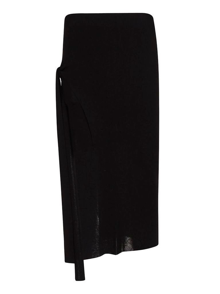 Jacquemus Side-tie Knitted Midi Skirt